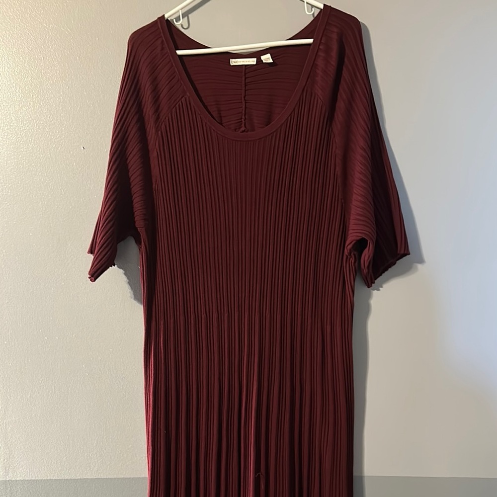 Cato Elegant Burgundy Dress